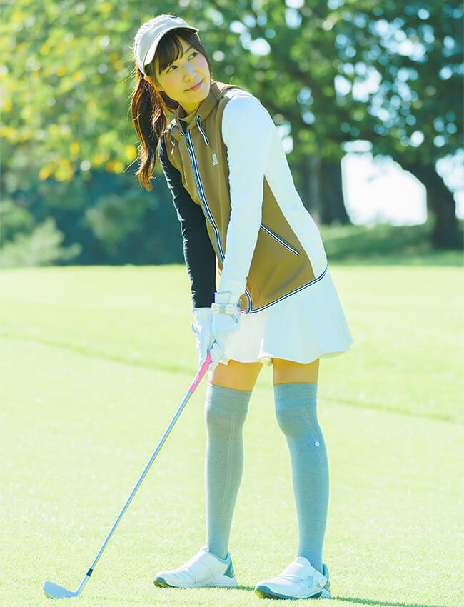 リアルゴルフ女子が着るⅤ 秋ゴルフコーディネート | LANVIN SPORT