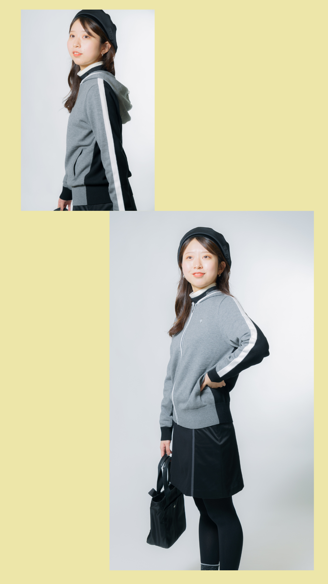 美人顔のフード付きアウターで冬ゴルフをもっと楽しく 美人顔のフード付きアウターで冬ゴルフをもっと楽しく