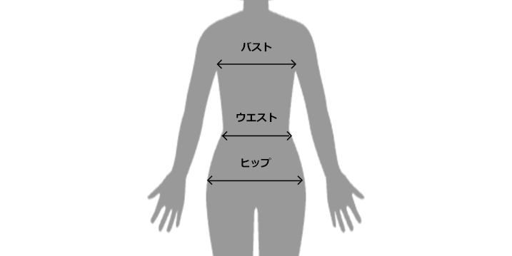 レディース サイズイメージ