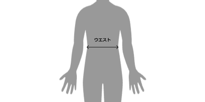 ジュニア男子 サイズイメージ
