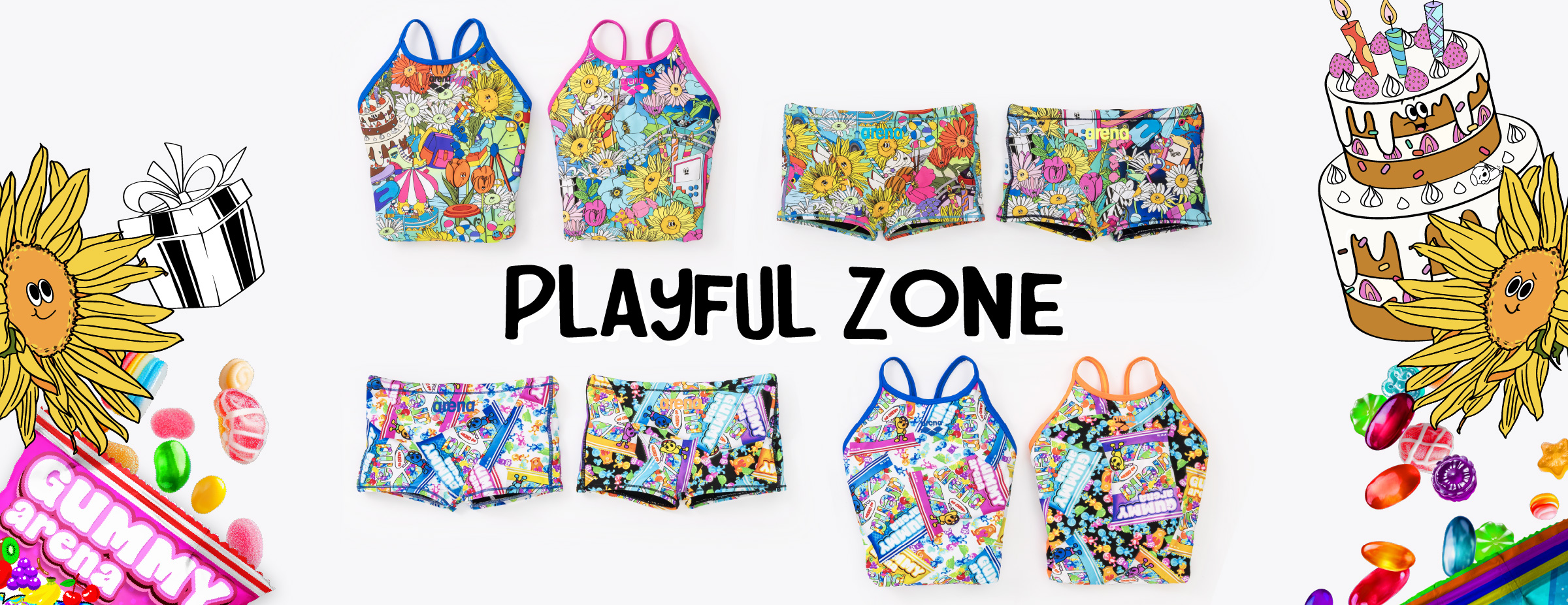 練習用水着　PLAYFUL ZONE