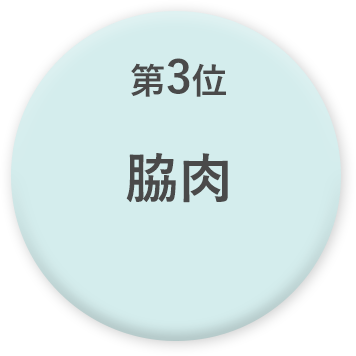 第3位 脇肉