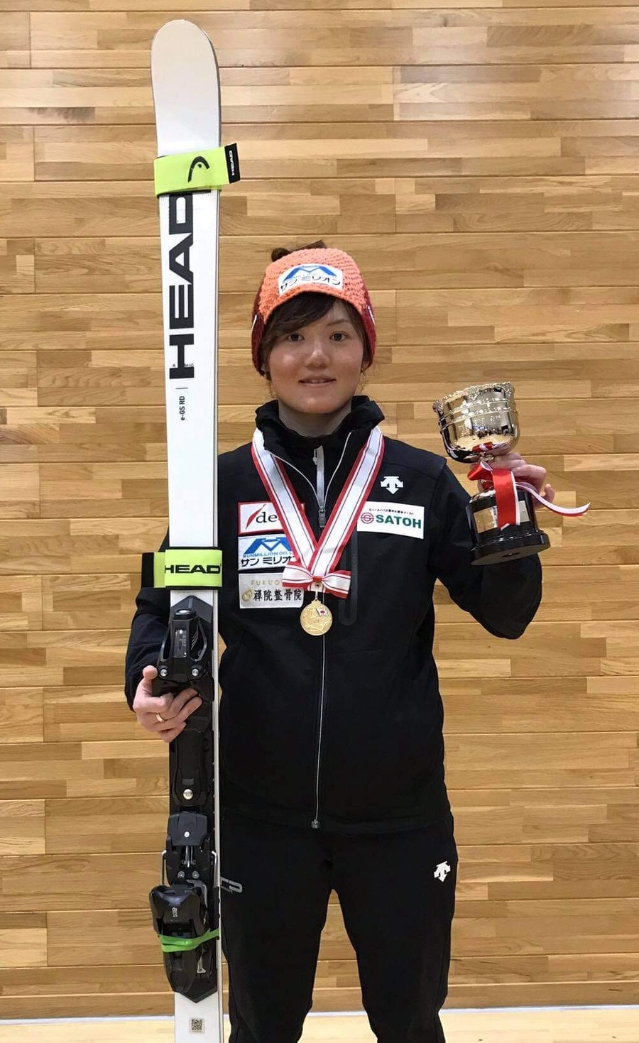 第99回全日本スキー選手権大会アルペンスキー 女子大回転競技 荒井美桜選手 優勝 デサントブランド公式サイト Descente