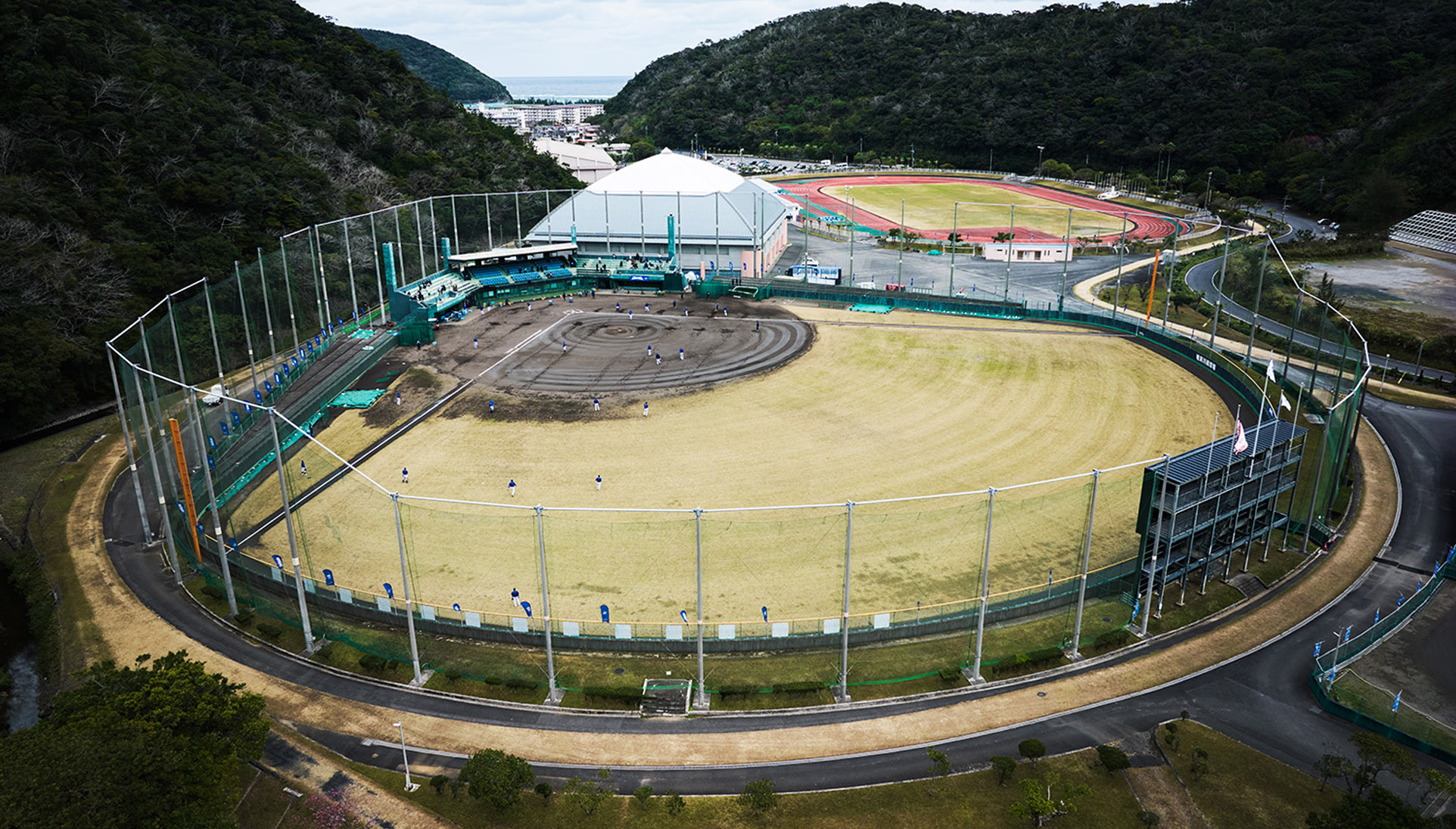横浜ベイスターズのキャンプの様子