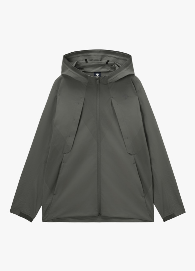 SCHEMATECH GRADATION MESH FULL ZIP HOODIE