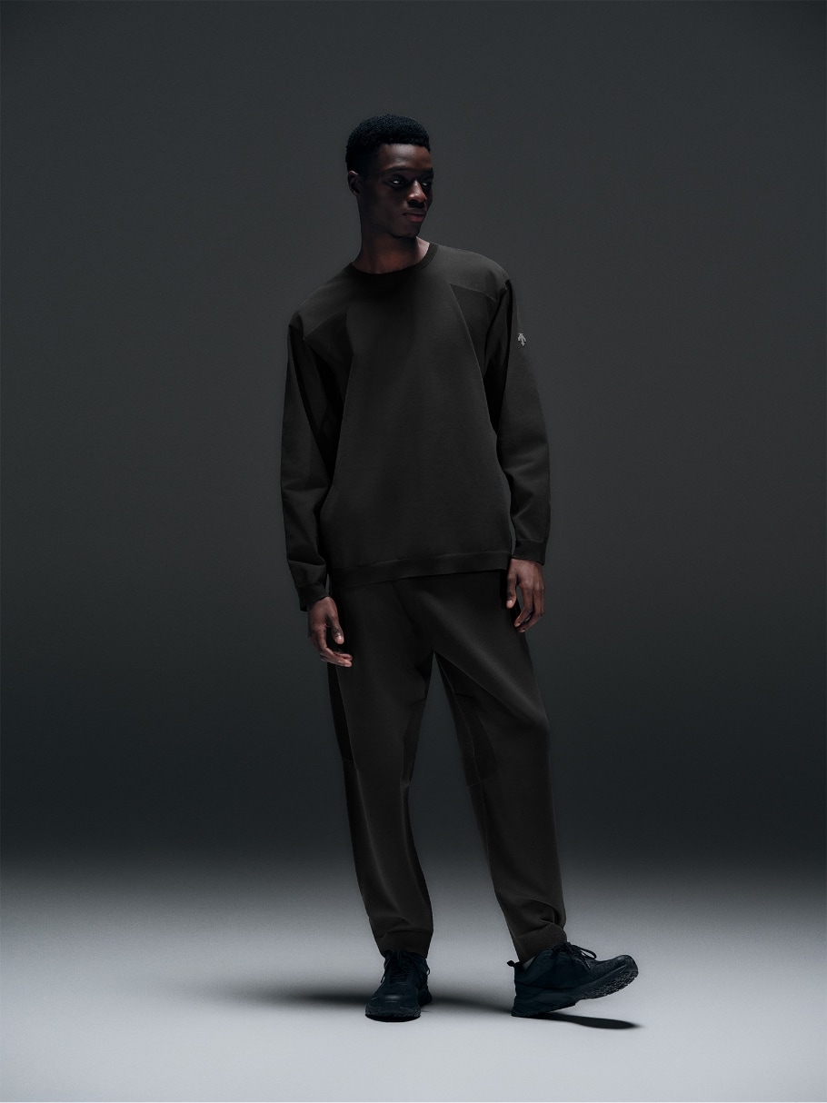 TECH JACQUARD LONG SLEEVE T-SHIRT