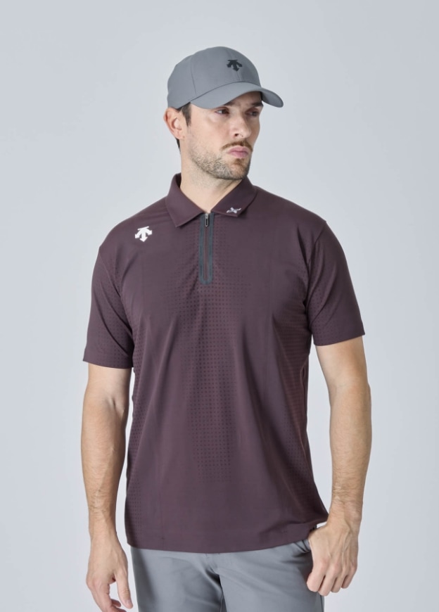 【g-arc collection】 フシャインジャカード半袖シャツ シャウフェレモデル