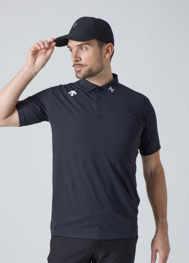 【g-arc collection】 タフシャイン鹿の子半袖シャツ シャウフェレモデル