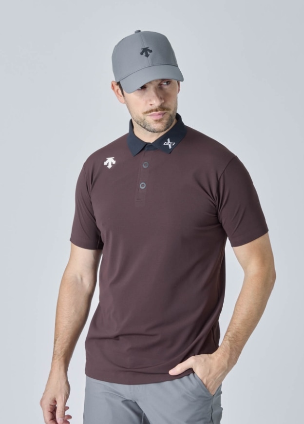 【g-arc collection】 タフシャイン鹿の子半袖シャツ シャウフェレモデル