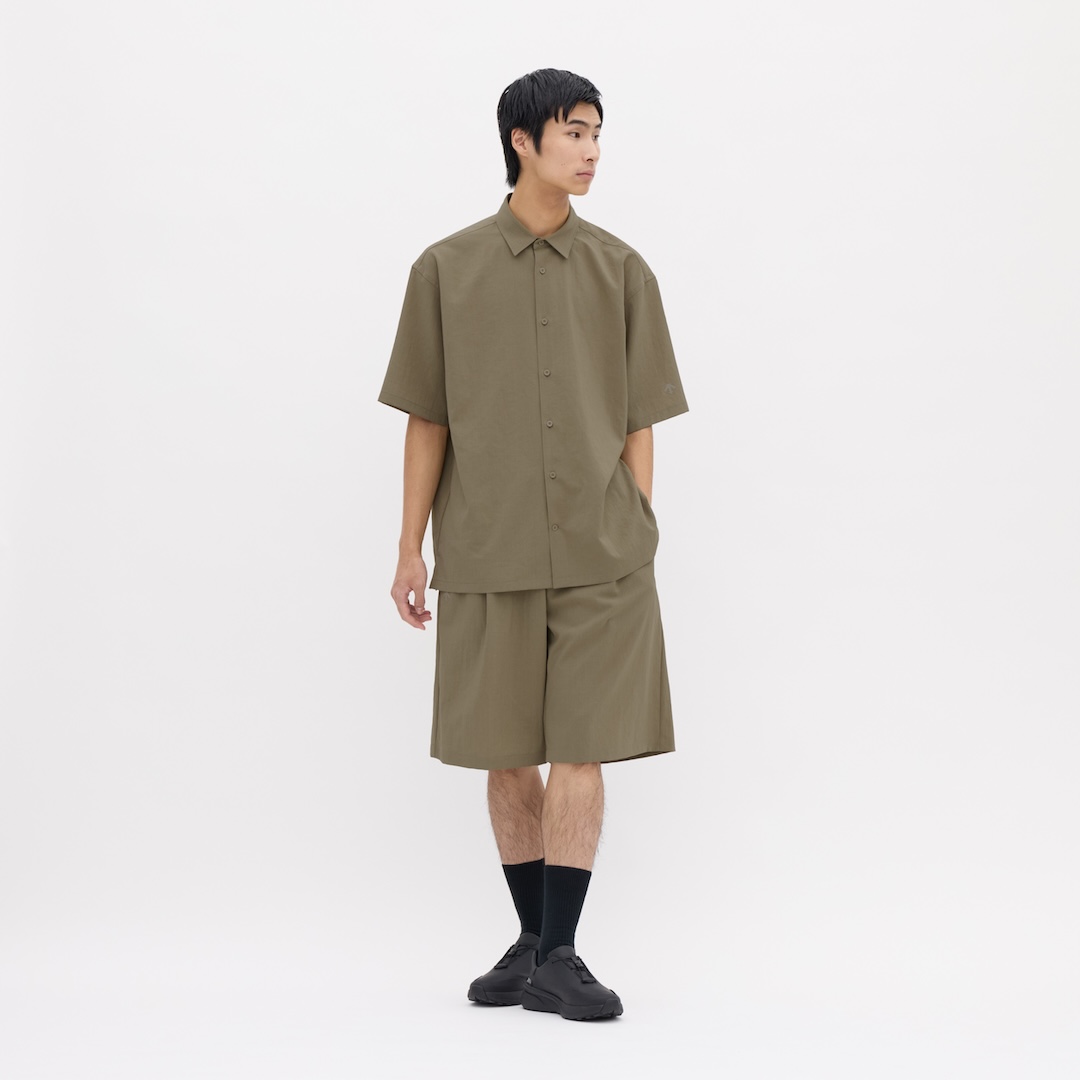 リネンライクハーフスリーブシャツ｜デサント｜オルテライン