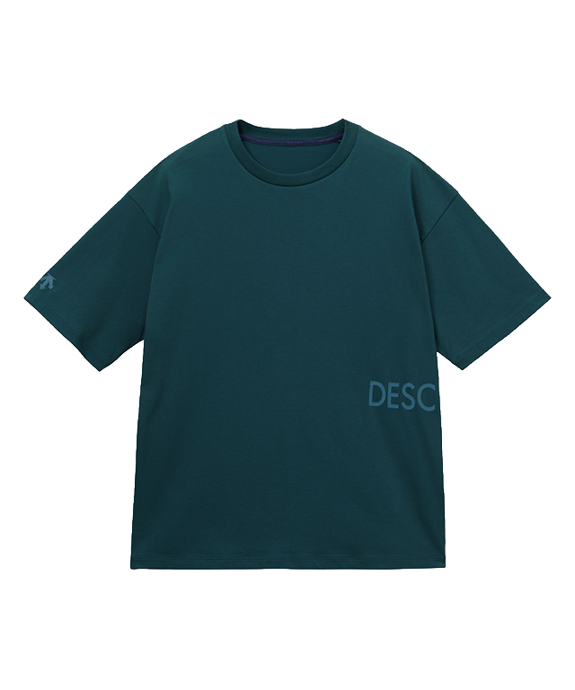 デサントロゴタイプコットンTシャツ