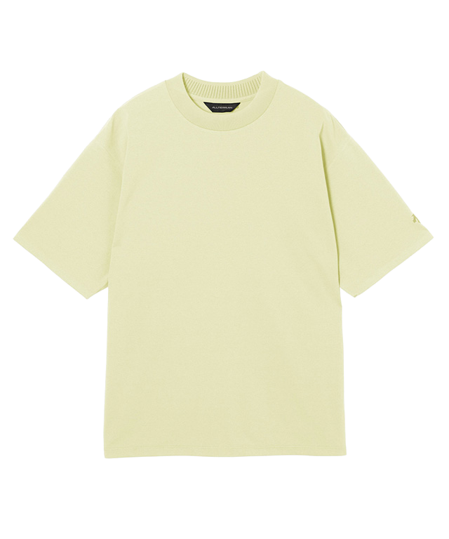ワンポイントエンボスハーフスリーブTシャツ