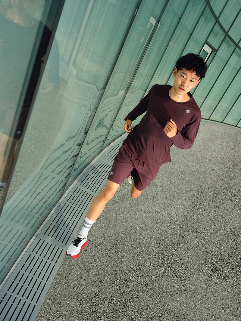 AERO STREAM LONG SLEEVE T-SHIRT｜デサント｜ランニングウェア