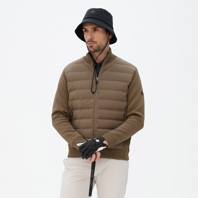 【DESCENTE ONLINE&展開店舗限定】
防風ハイブリッドダウンジャケット｜アウター｜デサント
