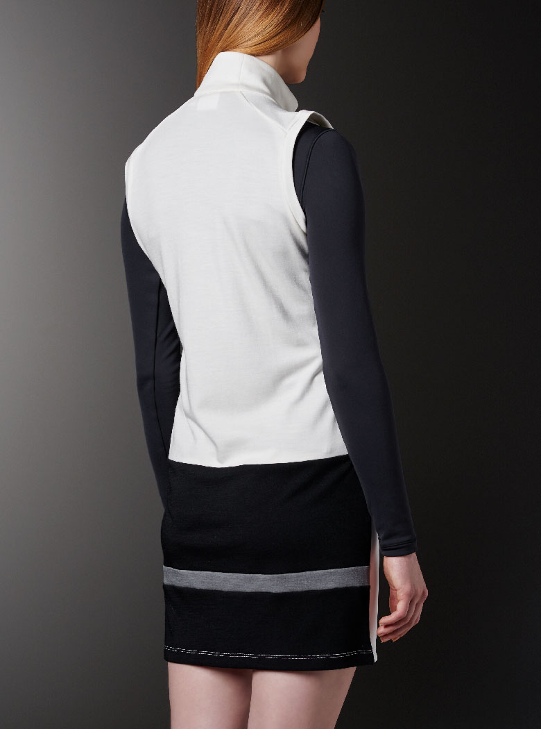 スリーブレス フロントジップ ワンピース | デサントゴルフ公式