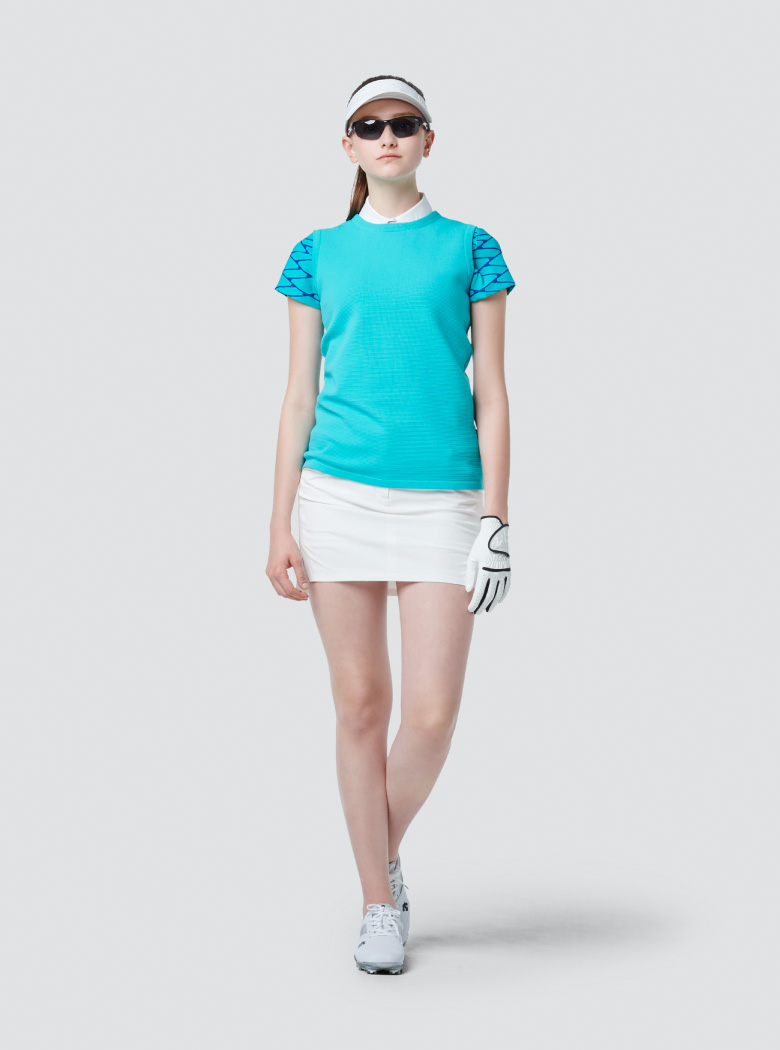 メルトアーガイル ショートスリーブシャツ | デサントゴルフ公式サイト