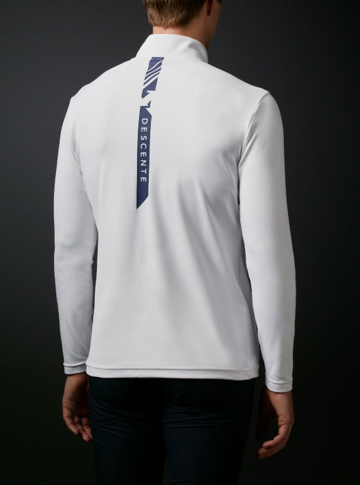 【美品】DESCENTE GOLF ジップスタンド ロングスリーブシャツ L 美品】DESCENTE GOLF ジップスタンド ロングスリーブシャツ L