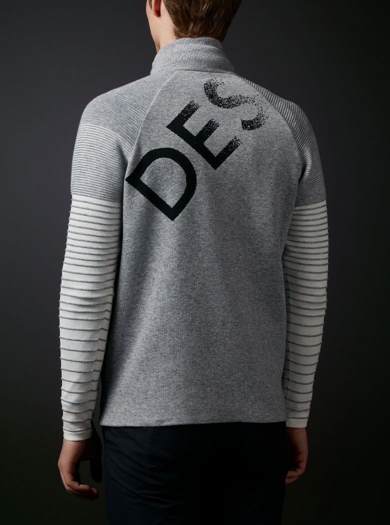 極美品 デサントゴルフ ダブルジャカード ハイブリットセーター ジャケット 楽天市場】デサントゴルフ DESCENTE GOLF ゴルフウェア ブルゾン