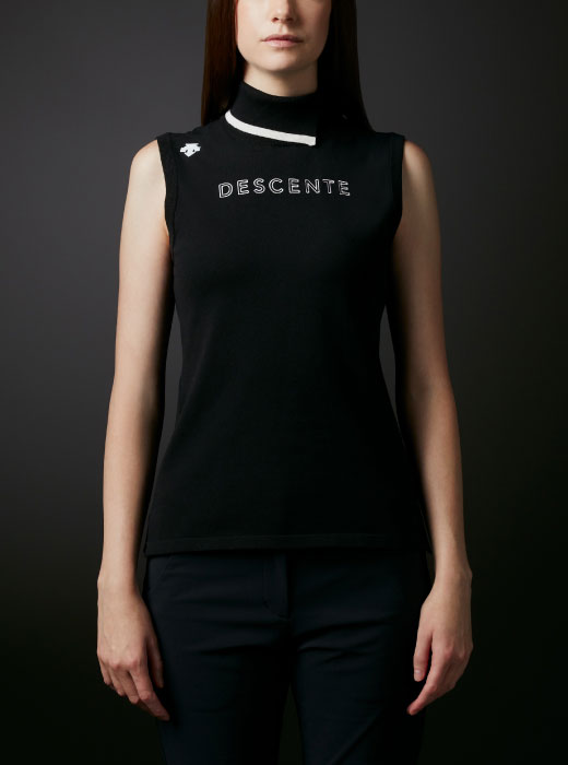 DESCENTE ゴルフ スリーブレスニットシャツ