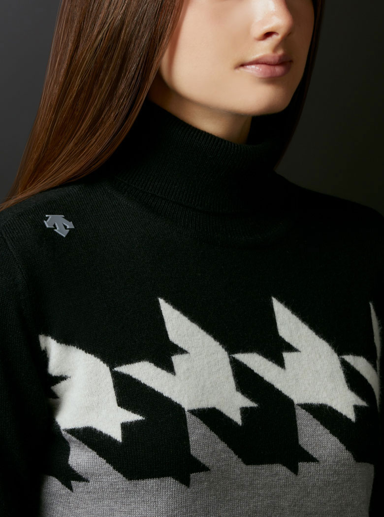 TORIグラフィック タートルネック セーター | デサントゴルフ公式