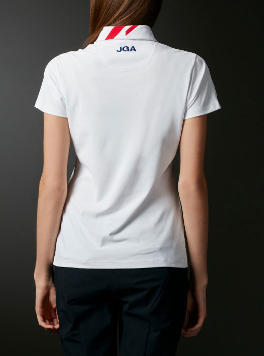 【ナショナルチームモデル】衿後ろライジングデザイン ショートスリーブシャツ【UV】