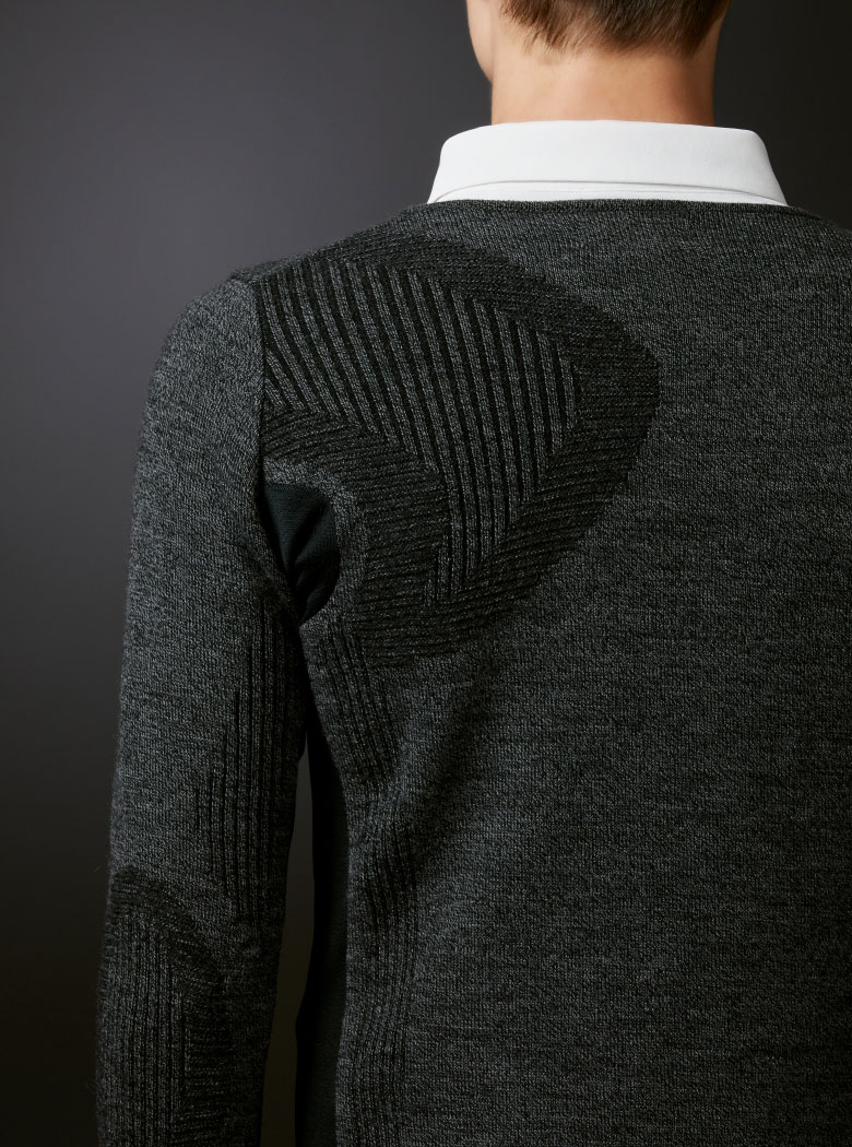 g－arc】オーガニックウールクルーネックセーター | デサントゴルフ公式