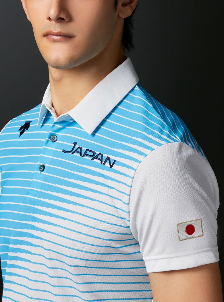 【JAPAN NATIONAL TEAM レプリカモデル】ライジングボーダーシャツ