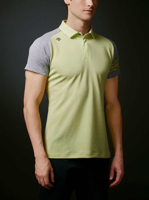 デュアルファインラバープリントシャツ【UV】 | デサントゴルフ公式サイト