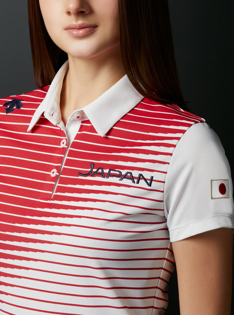 【JAPAN NATIONAL TEAM レプリカモデル】ライジングボーダーグラデーションシャツ