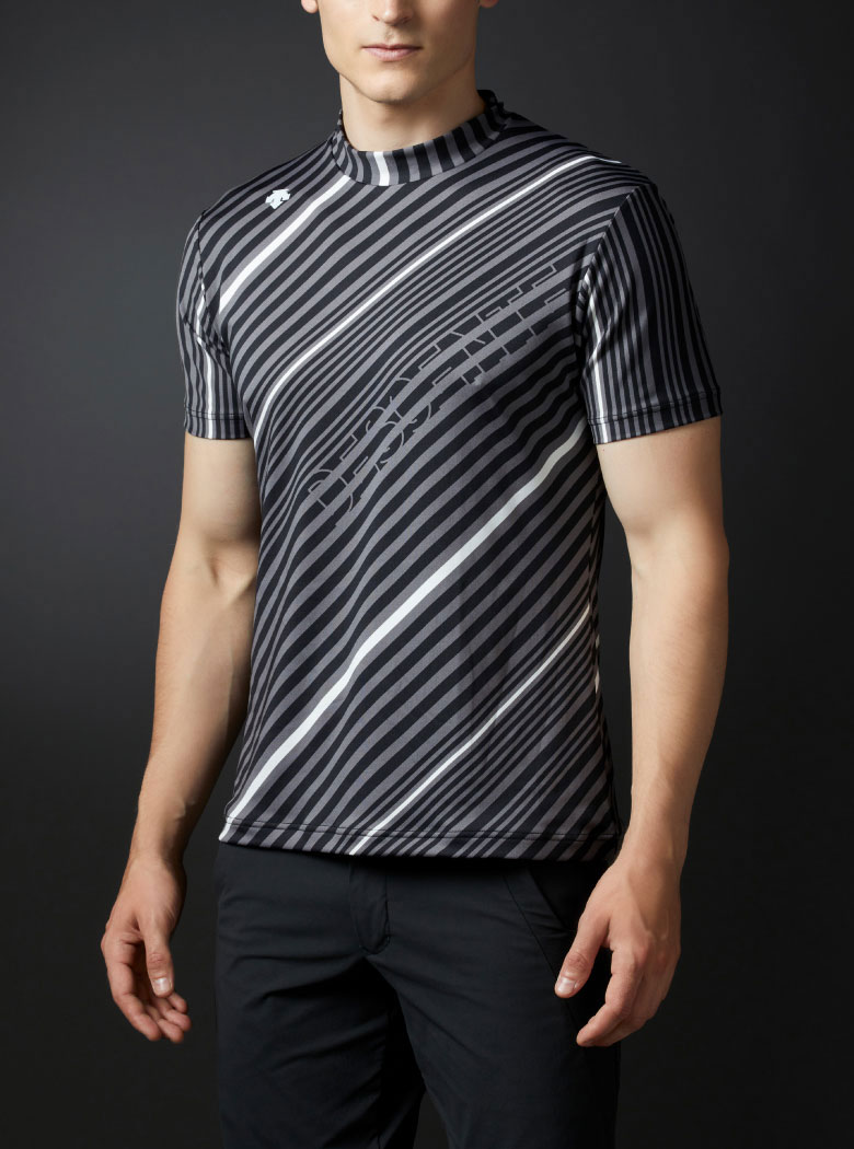 【入手困難】デサントゴルフ ナイロンスムース モックネック シャツ M 入手困難】デサントゴルフ ナイロンスムース モックネック シャツ M