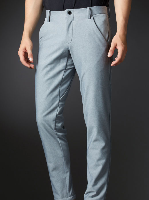 DESCENTE GOLF デサントゴルフ　コーティングニット　パンツ　L ロゴ ニットボンディングストレッチパンツ【アウトレット