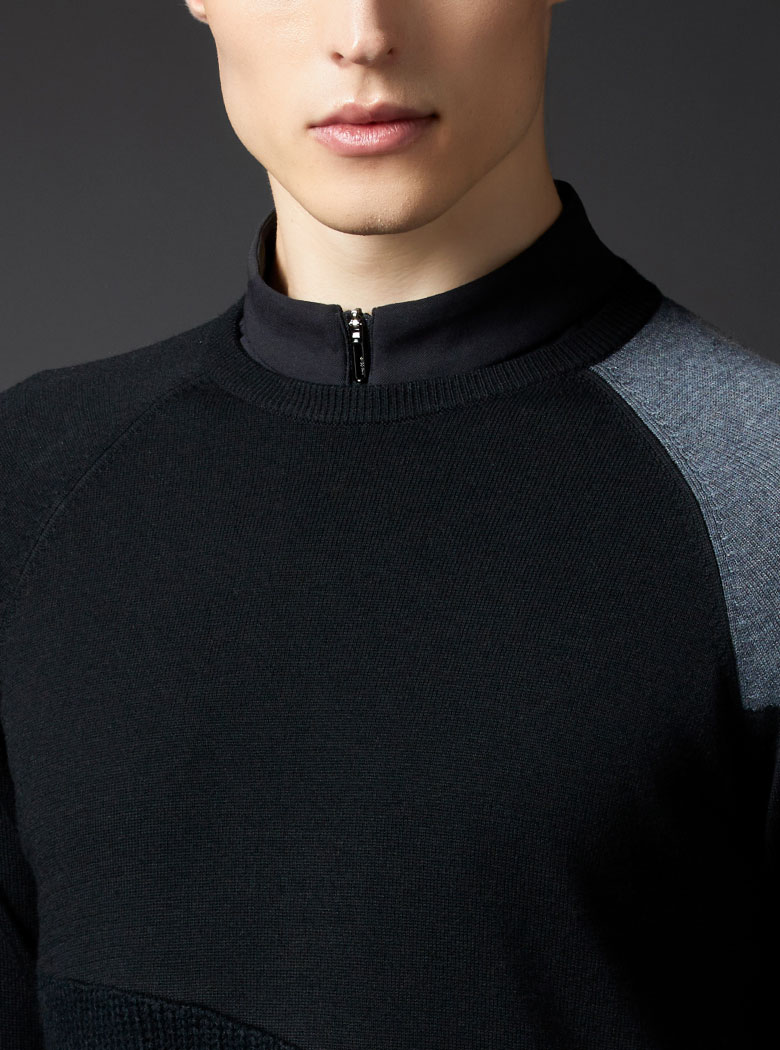 ウールアクリルジャカードセーター【アウトレット】 | デサントゴルフ公式