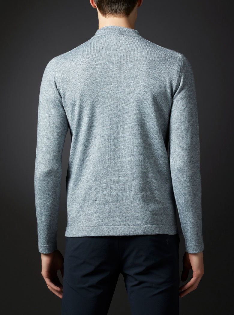 ウールナイロンモックネックセーター【アウトレット】 | デサント