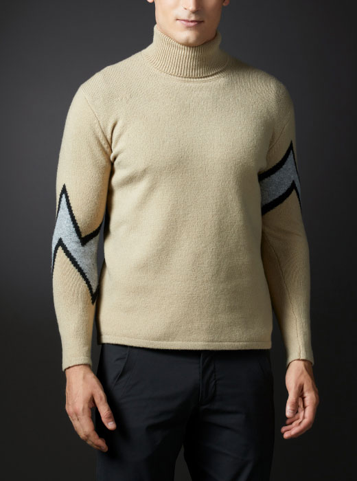 DESCENTE golfアクリルウールインターシャ　セーター　ゴルフ デサント アクリルウールインターシャセーター【アウトレット】 | デサント