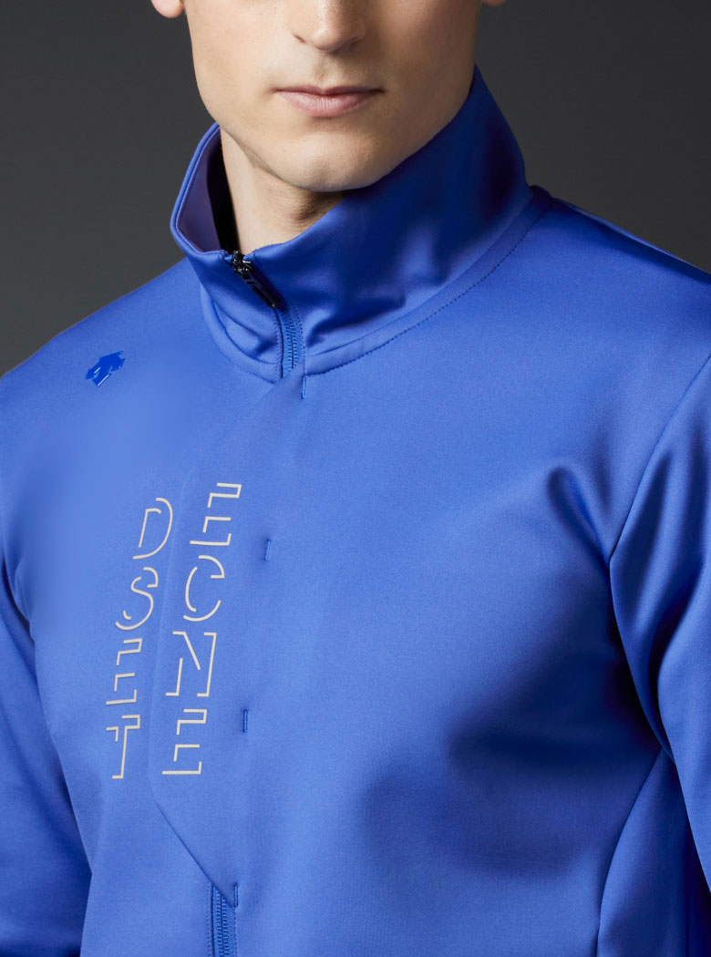 DESCENTE GOLF スペクターダンボールニットブラックジャケットL スペクターダンボールニットジャージージャケット【アウトレット