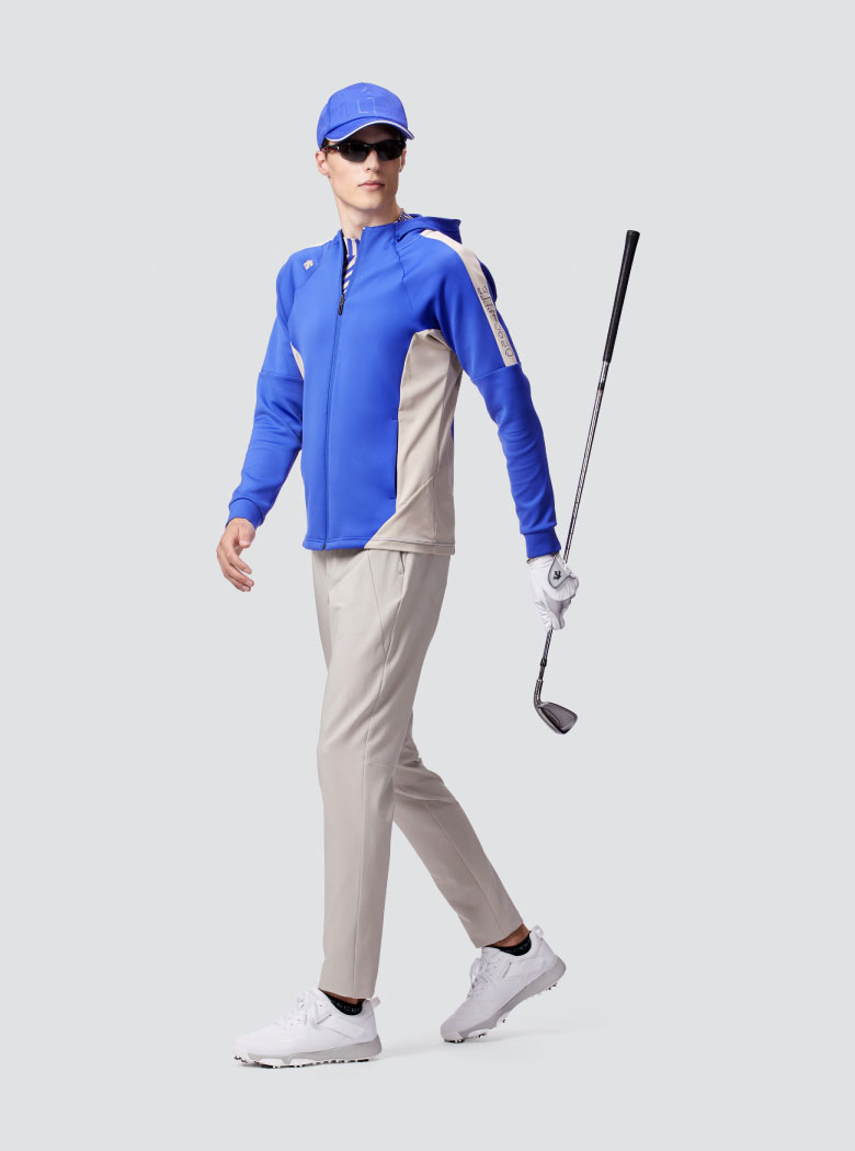 DESCENTE GOLF ダンボールニットジャージージャケット スカート 2WAYダンボールニットジャージージャケット【アウトレット