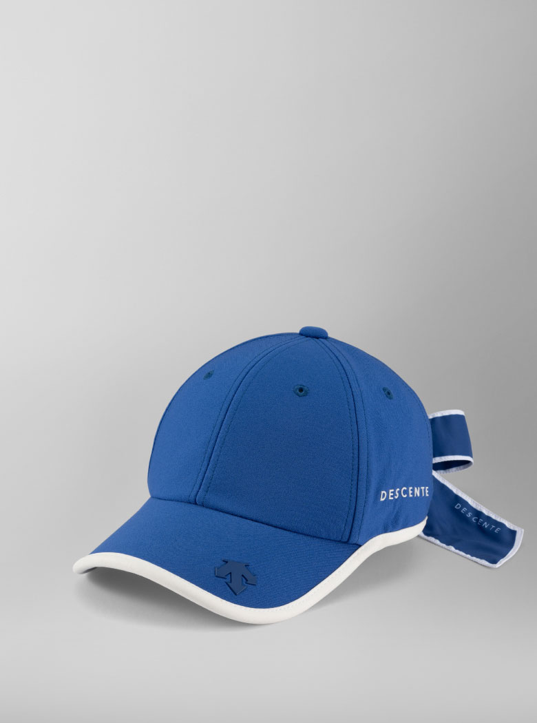 DESCENTE - ☆DESCENTE GOLF 韓国☆リボンキャップ デサントゴルフ シュシュリボン付きキャップ DGCUJC00W