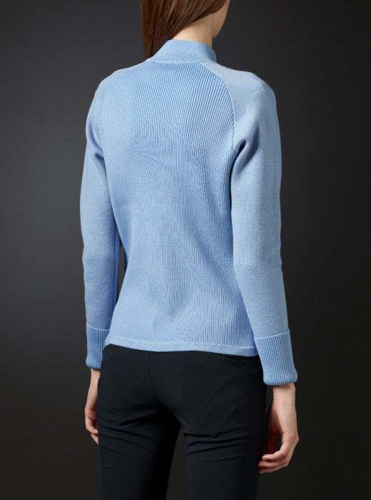 タイポグラフィージャカードフルジップセーター【アウトレット