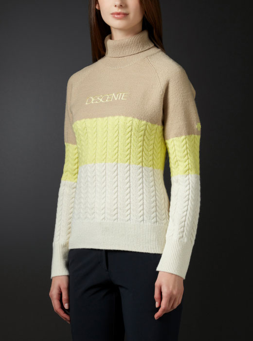 ケーブルタートルネックセーター【アウトレット】 | デサントゴルフ公式