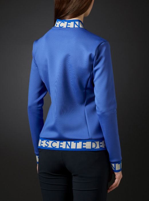 DESCENTE GOLF スペクターダンボールニットブラックジャケットL スペクターダンボールニットジャージージャケット【アウトレット