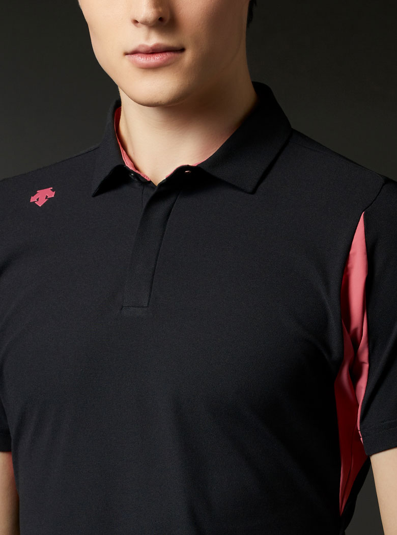 【入手困難】デサントゴルフ ソロテックス 鹿の子 ストレッチ ポロシャツ M DESCENTE GOLF（デサントゴルフ）の「デサントゴルフ ゴルフ