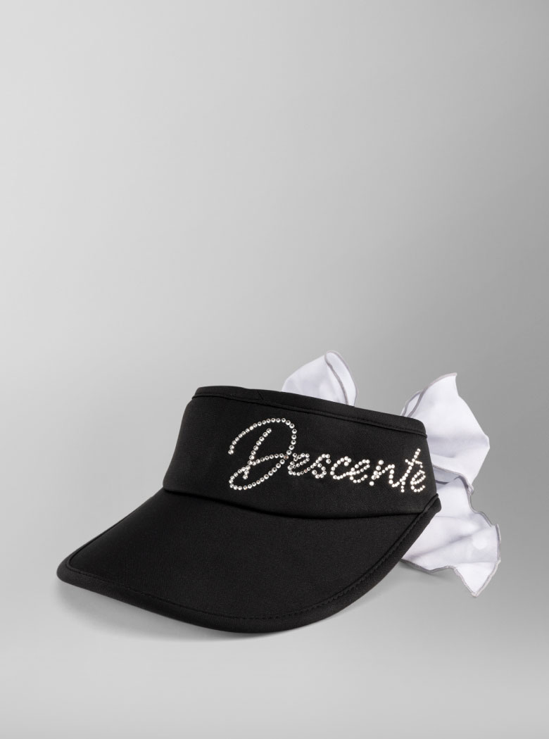 DESCENTE GOLF デサントゴルフ　LUXEスワロフスキー  バイザー