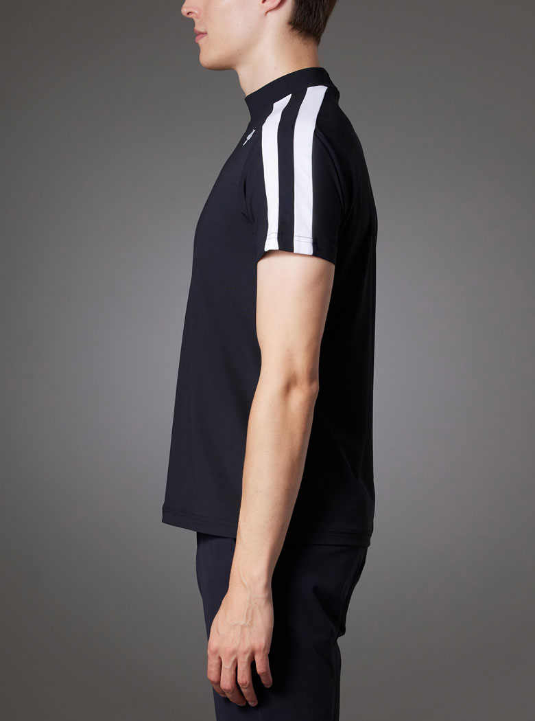 DESCENTE GOLF モックネック鹿の子半袖シャツ　トップス デサントゴルフ DESCENTE ゴルフ 【直営店限定】モックネック