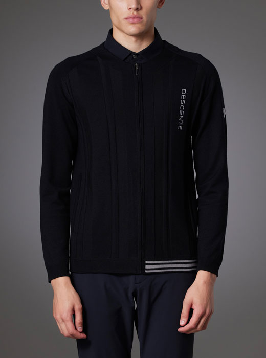 フルジップジャカードセーター | デサントゴルフ公式