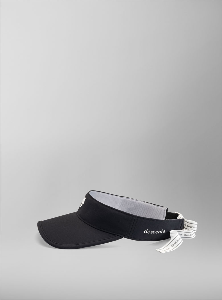 ホワイト ☆DESCENTE GOLF☆ デサント韓国 リボンバイザー