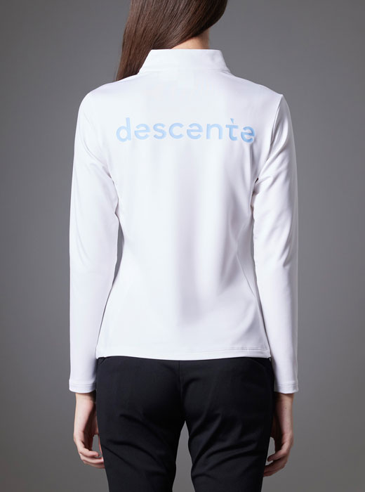 ハーフジップ鹿の子長袖シャツ | デサントゴルフ公式