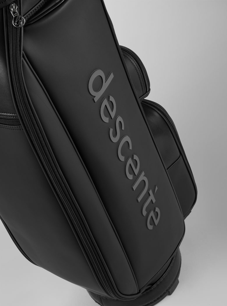 descente ゴルフバッグ 黒 デサントゴルフ(DESCENTE GOLF) スタンドキャディバッグ 大口径