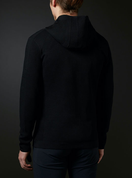 定価23100】DESCENTE GOLF ナイロンフーデットパーカー XO黒