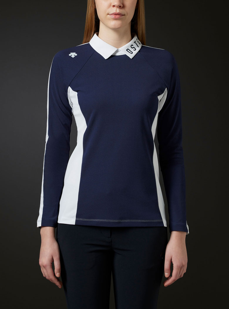 リサイクルソロテックス鹿の子長袖シャツ【アウトレット】 | デサント