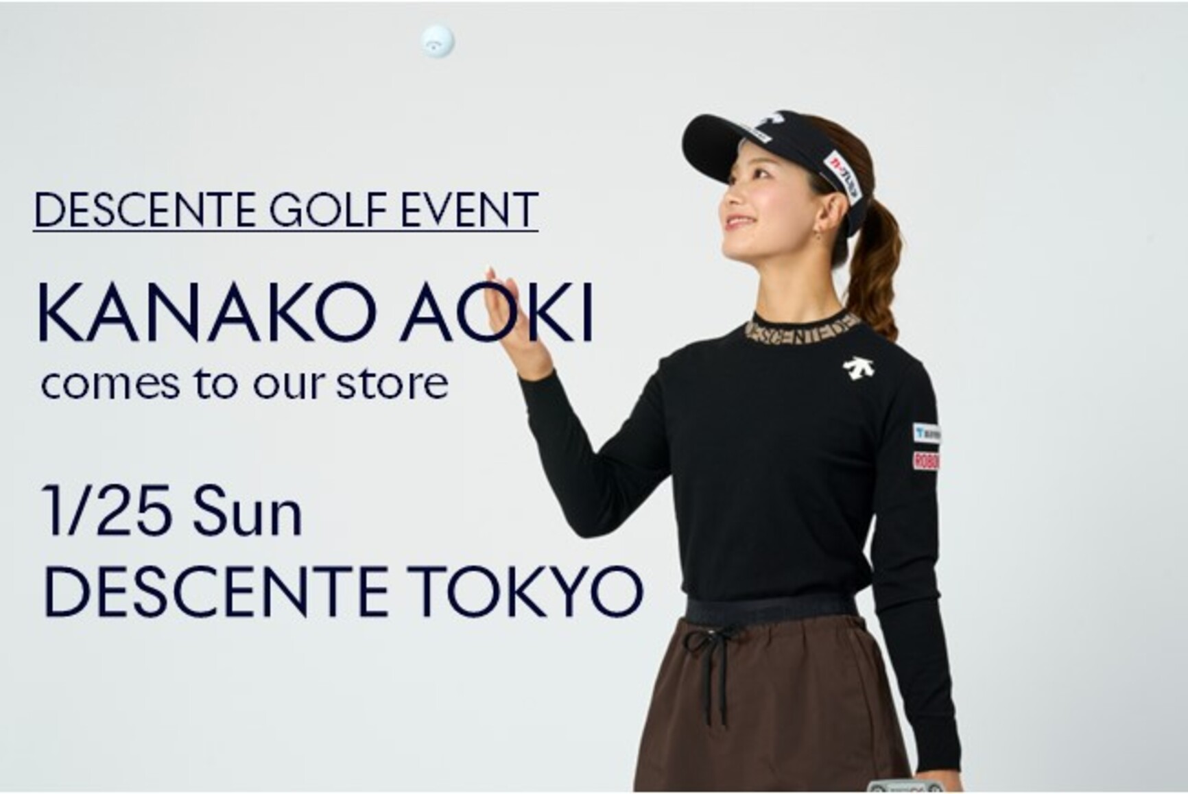 DESCENTE GOLF Athlete EVENT ── 青木香奈子プロと過ごす。上手くなる、強くなる。